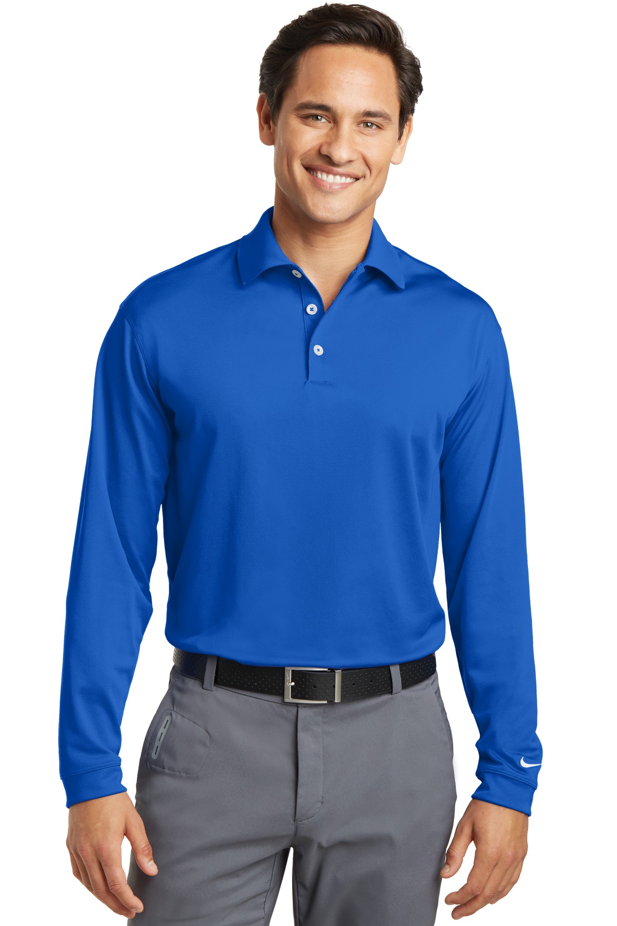 Nike Long Sleeve Dri-FIT Stretch Tech Polo. 466364 40