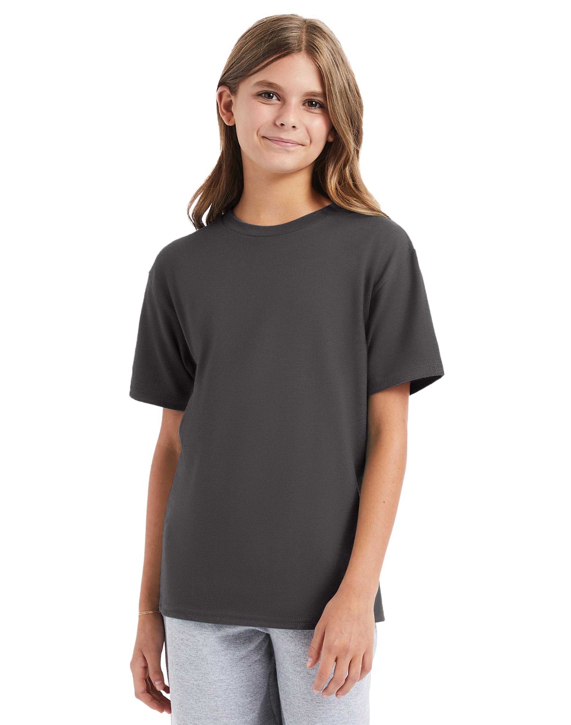 Hanes Perfect-T Youth Short Sleeve T-shirt 11