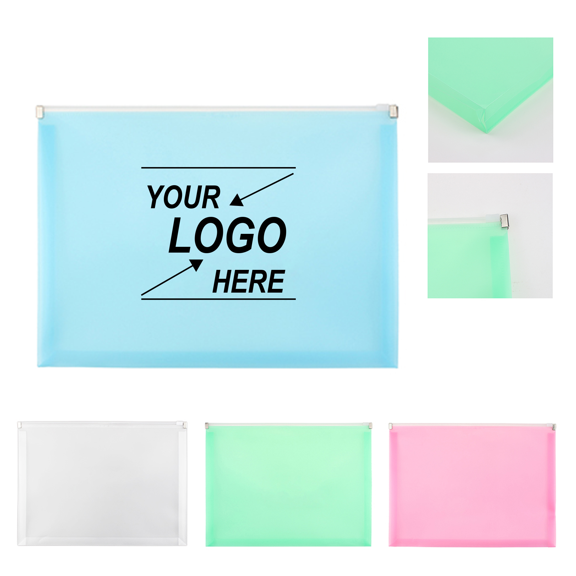 Expandable File Folder with Zipper