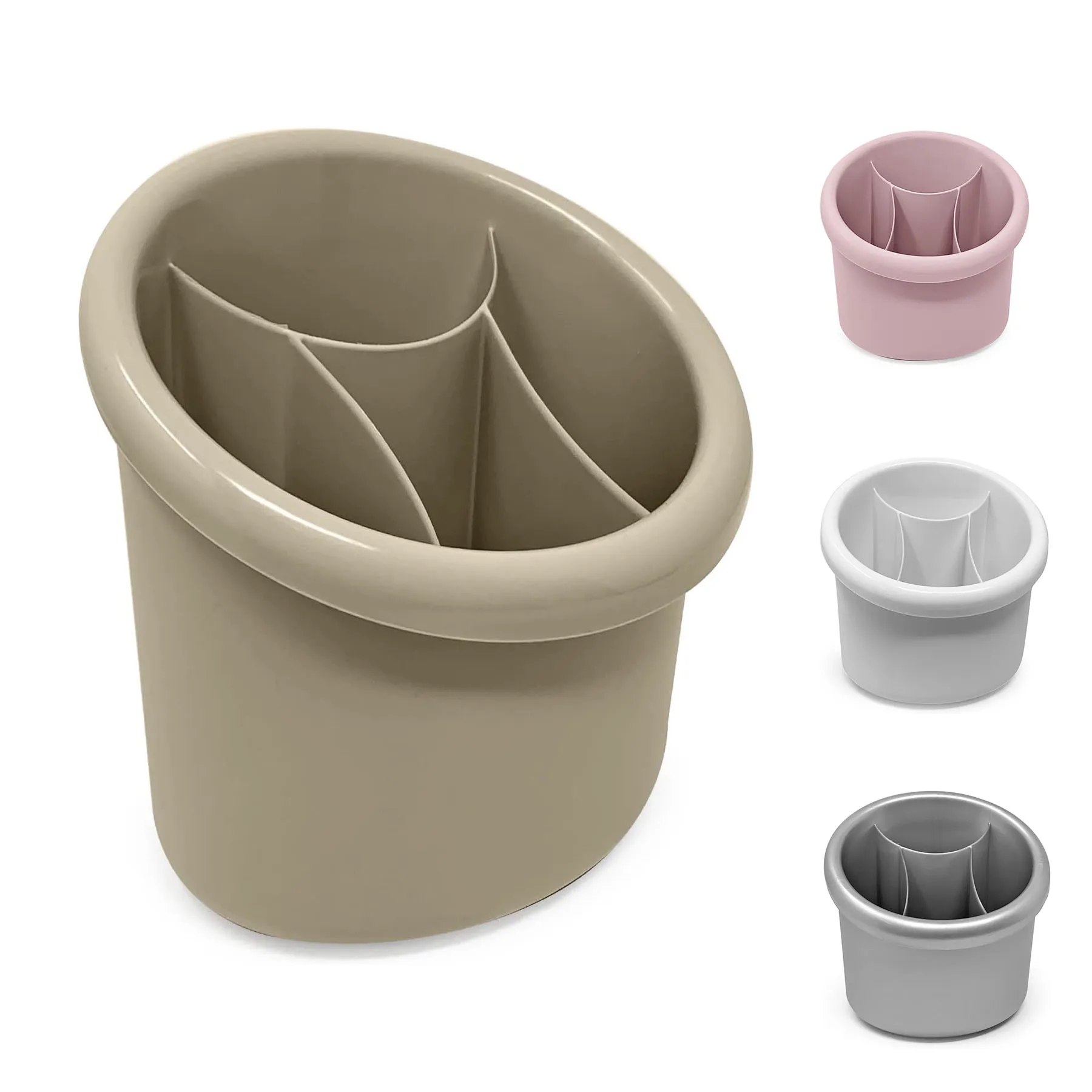 Sink Round Tidy Cutlery Drainer Caddy Holder 6