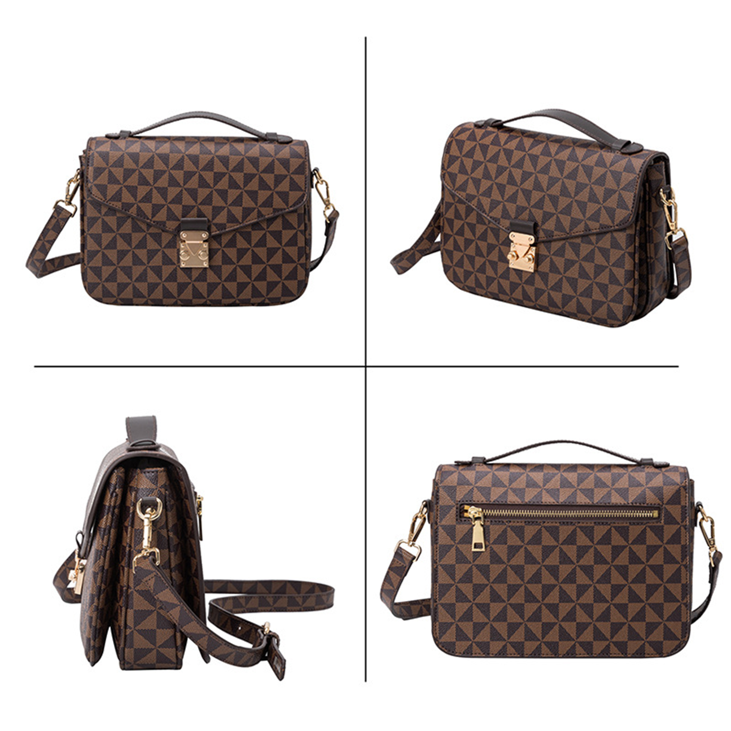 PU Leather Casual Retro Daily Luxury Cross-Body Bag 3