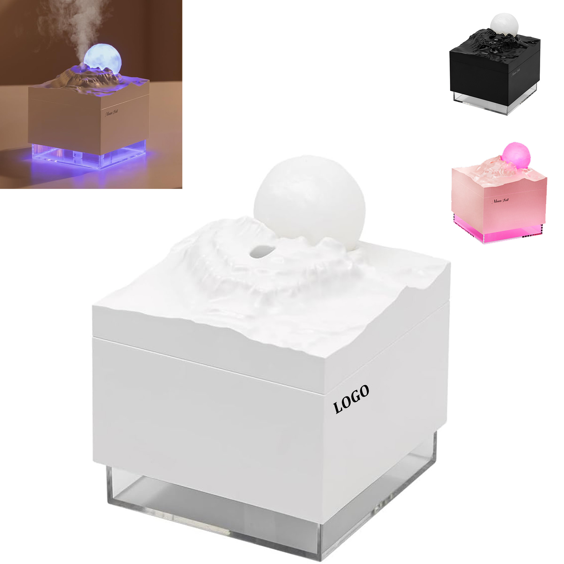 Desktop humidifier and lamp 7
