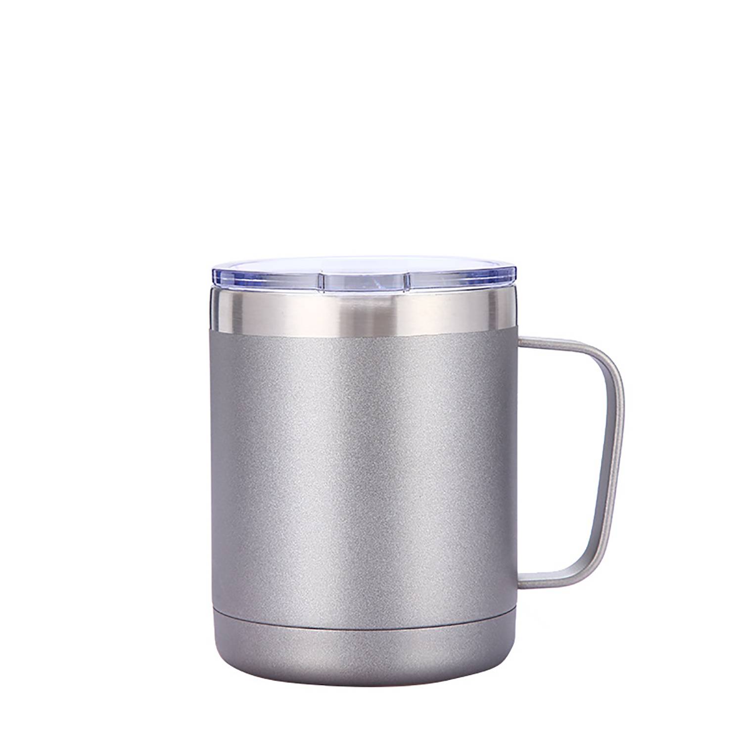 10oz Stainless Steel Insulated Travel Mug with Handle 3