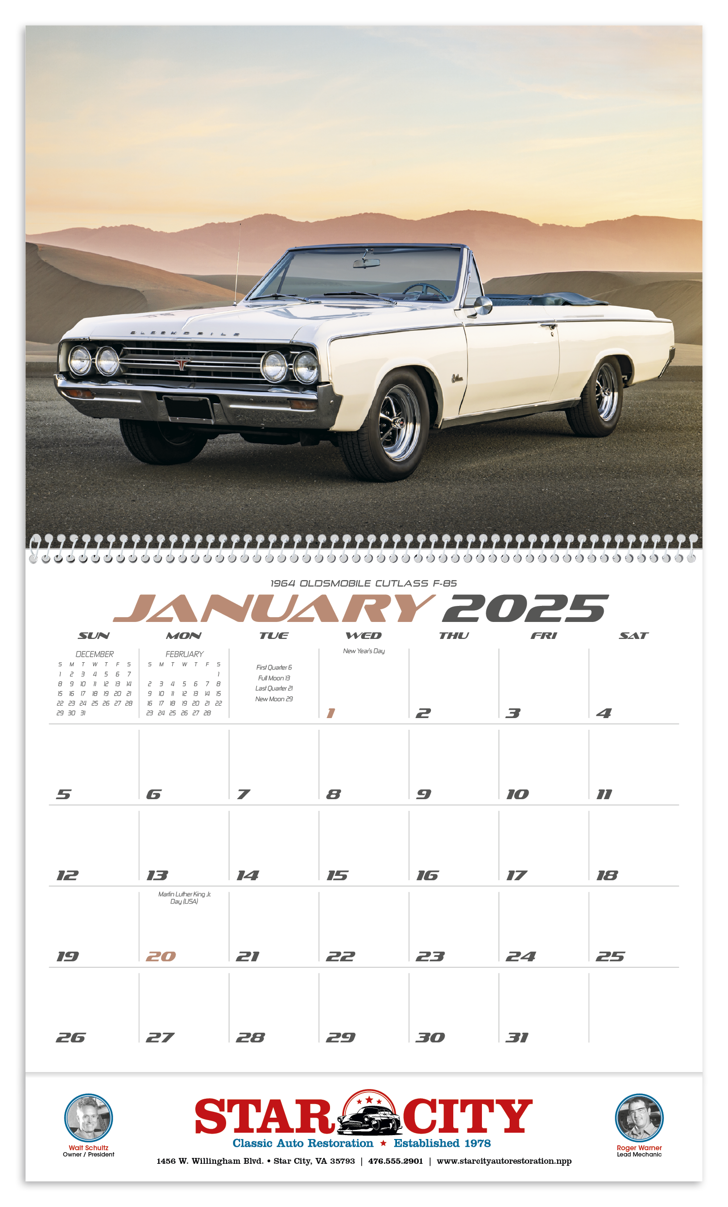 Triumph® Calendars Classic Cars Calendar 2
