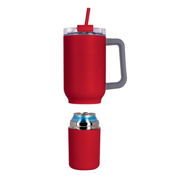 Key West 22 oz SS Travel Mug w/Can Cooler 92