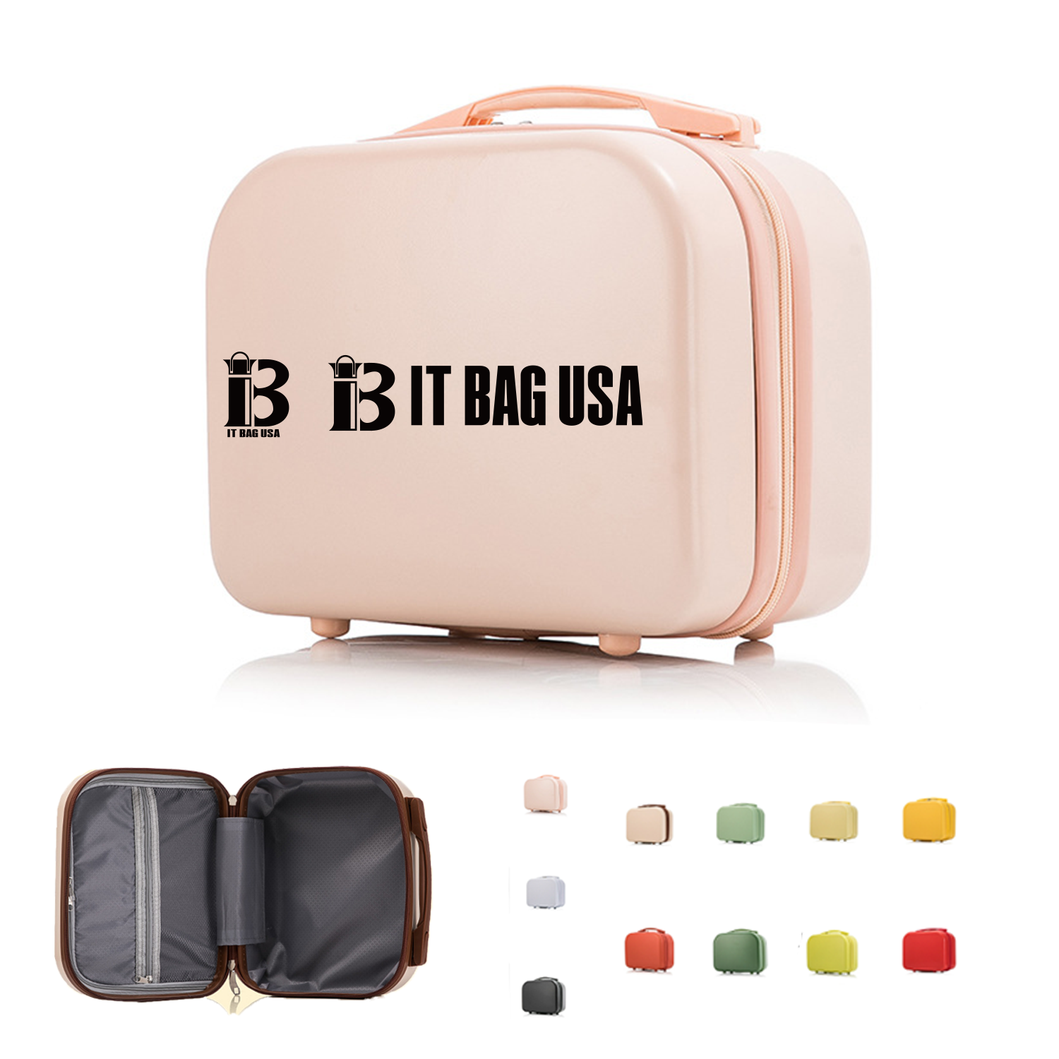 14In Mini Carrying Suitcase Makeup Travel Case 1