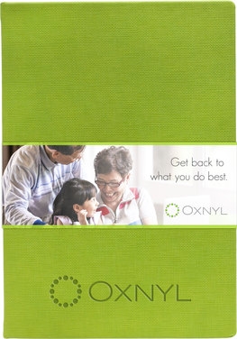 Bohemian™ Textured Journal - Large w/ Graphic Wrap 1