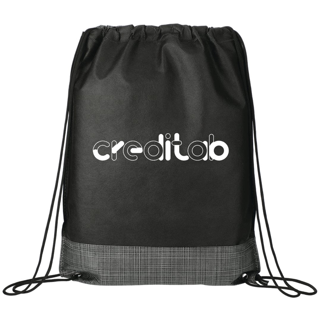 Crossweave Heat Sealed Drawstring Bag 3
