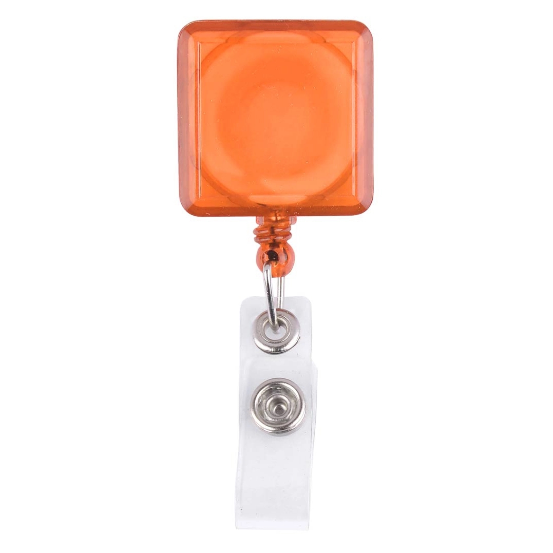 Square-Shaped Retractable Badge Holder 11