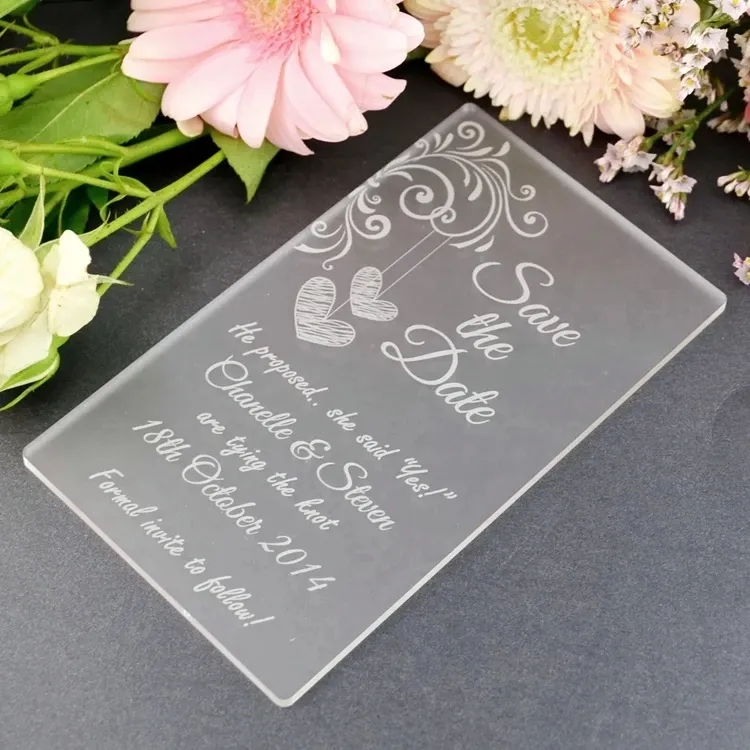 Frosted Mirror Gold Acrylic Hotel Room Door Plaque 6