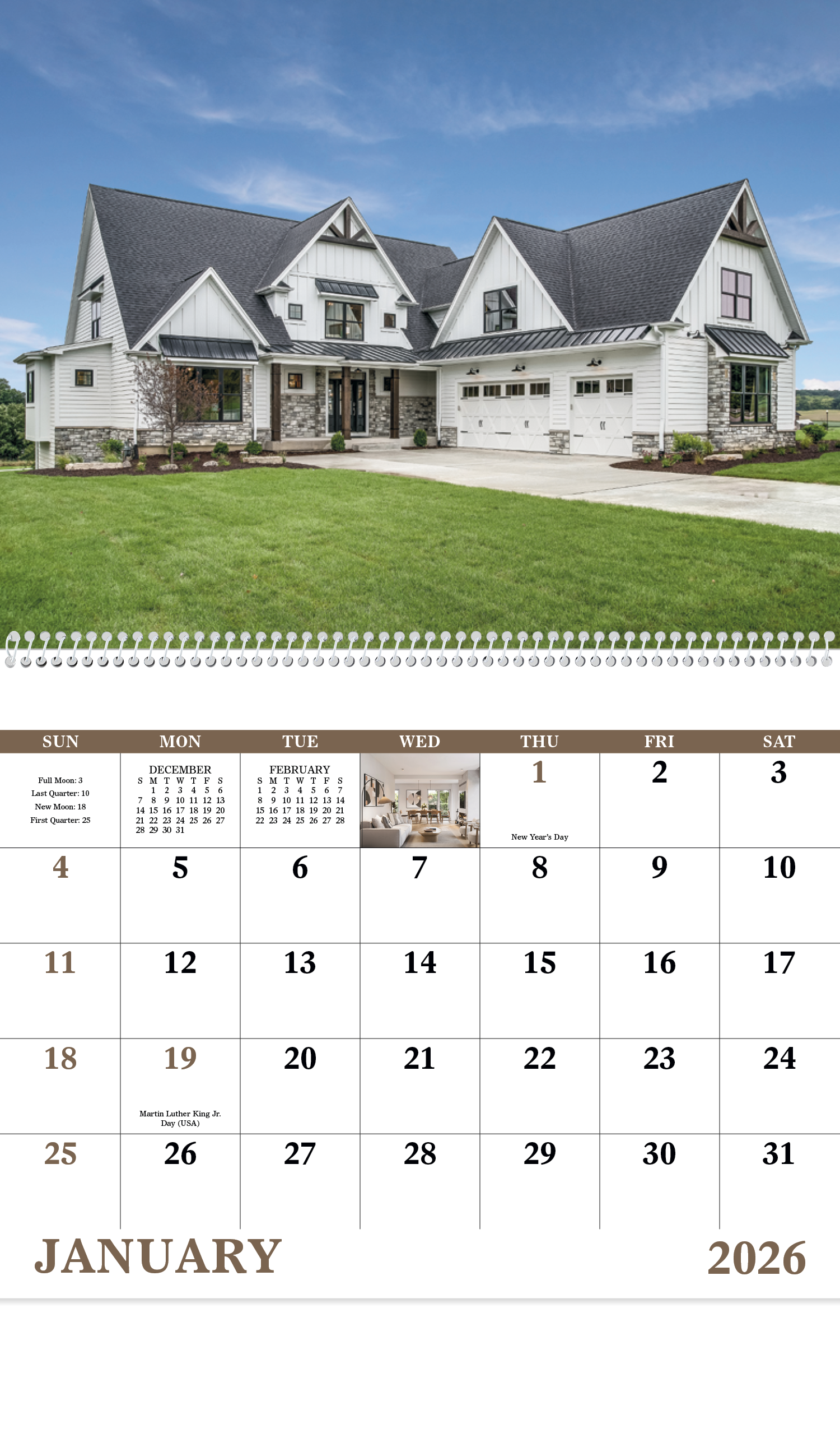 Good Value™ Welcome Home - Spiral Calendar 3