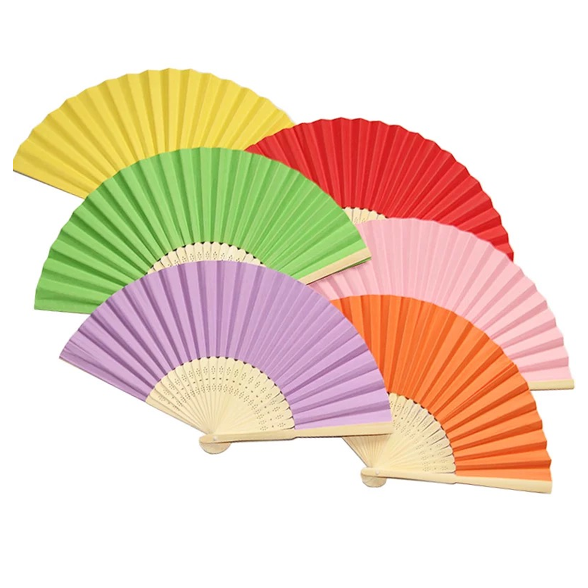Custom Paper Folding Hand Fans 3
