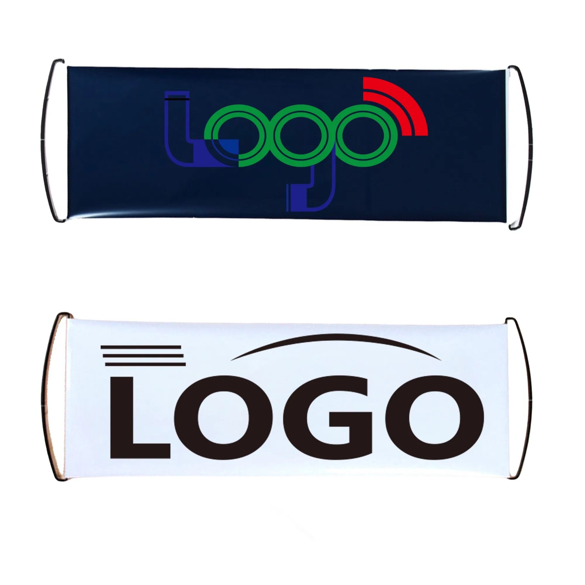 Retractable Banner Hand Flag MOQ 50PCS 2