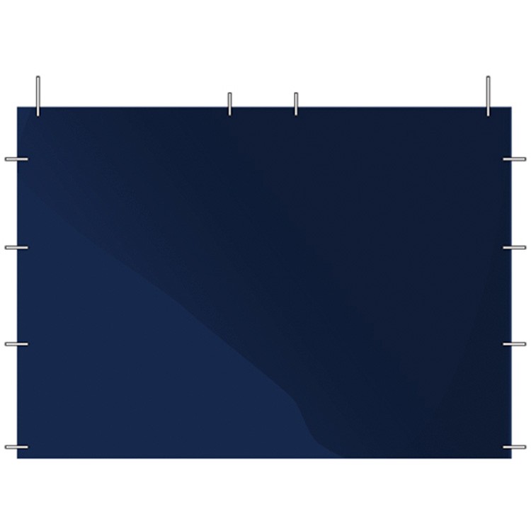 10 foot plain navy blue side panel 1