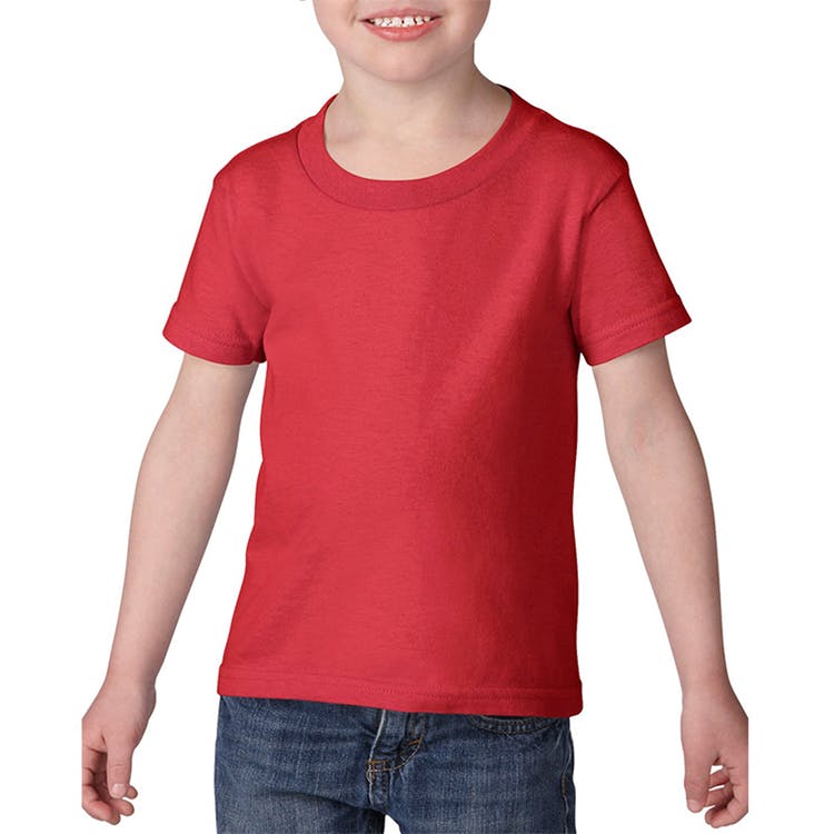 Gildan Toddler T-Shirts Red Medium 2