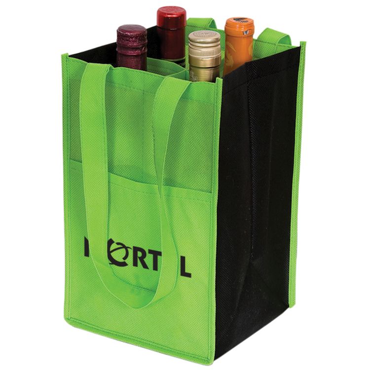 Non Woven Four Bottle Wine Bag 8