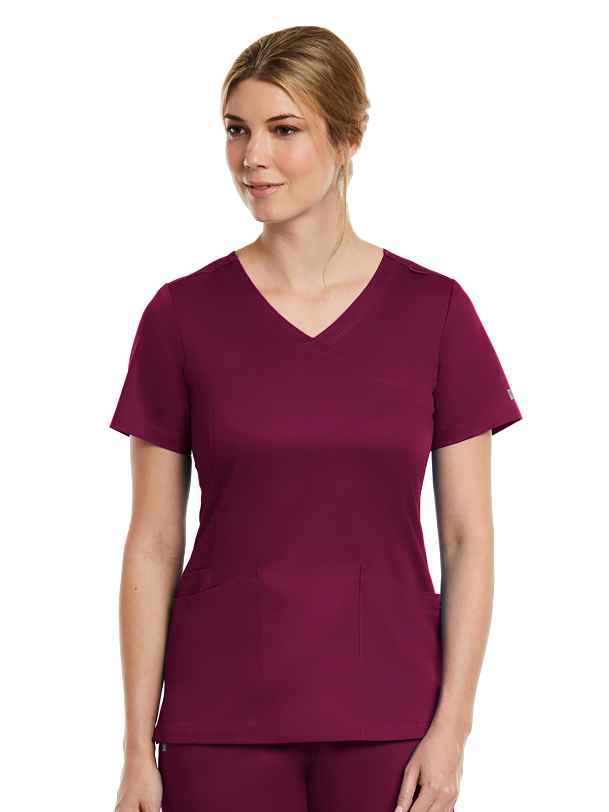 Maevn - Matrix - Women's Three-Pocket Curved Mock Wrap Top 25