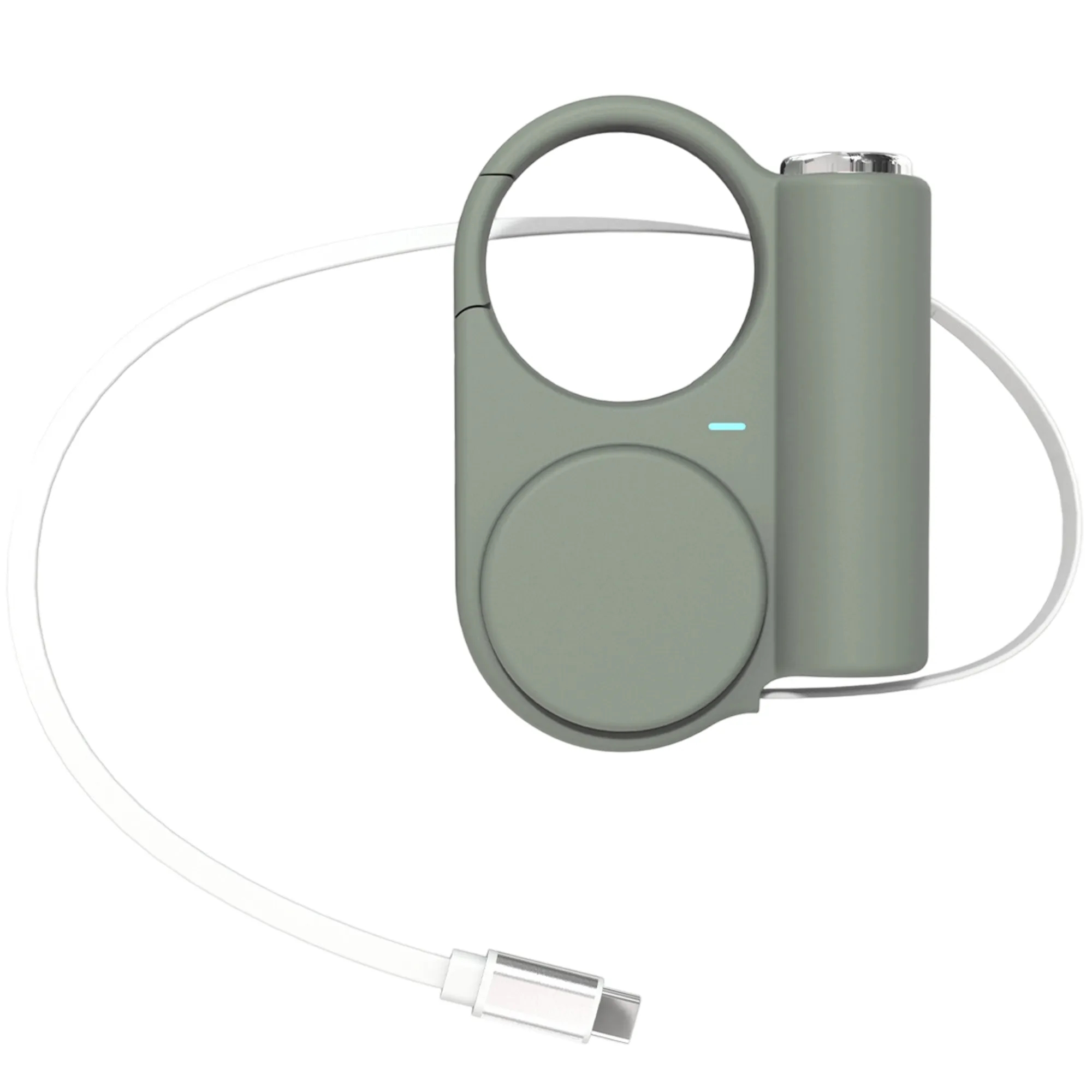 Compact 5000mAh Portable Charger with LED Light 4