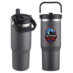 Tollara 30 oz Vacuum Insulated Tumbler with Flip Top Spout 32
