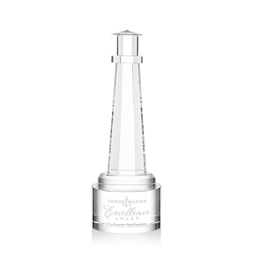 Lighthouse Award on Marvel Base - Clear 3