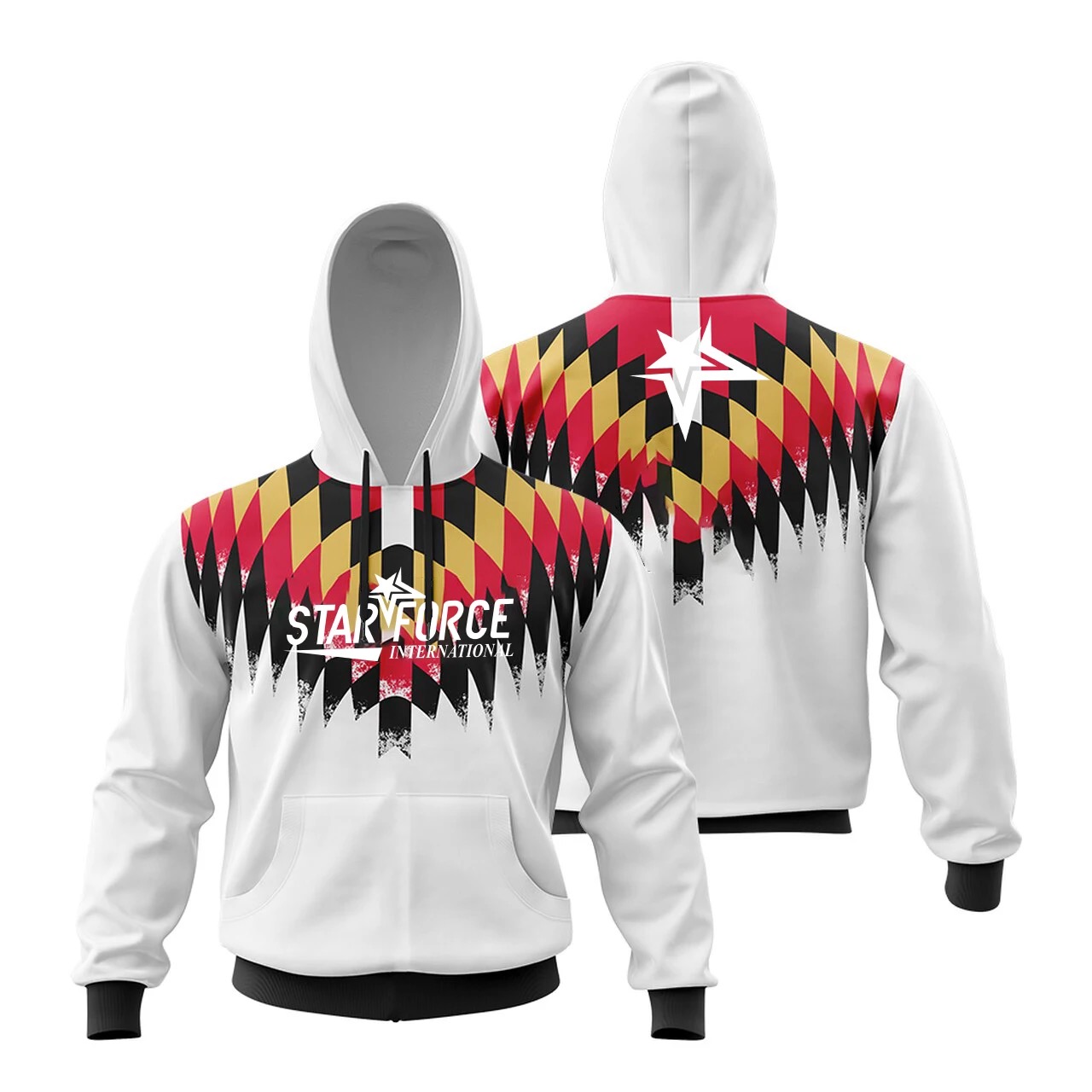 MOQ 50 pcs Full Color Thickened Hoodie, custom hoodie or sweatshirt with logo imprint 2
