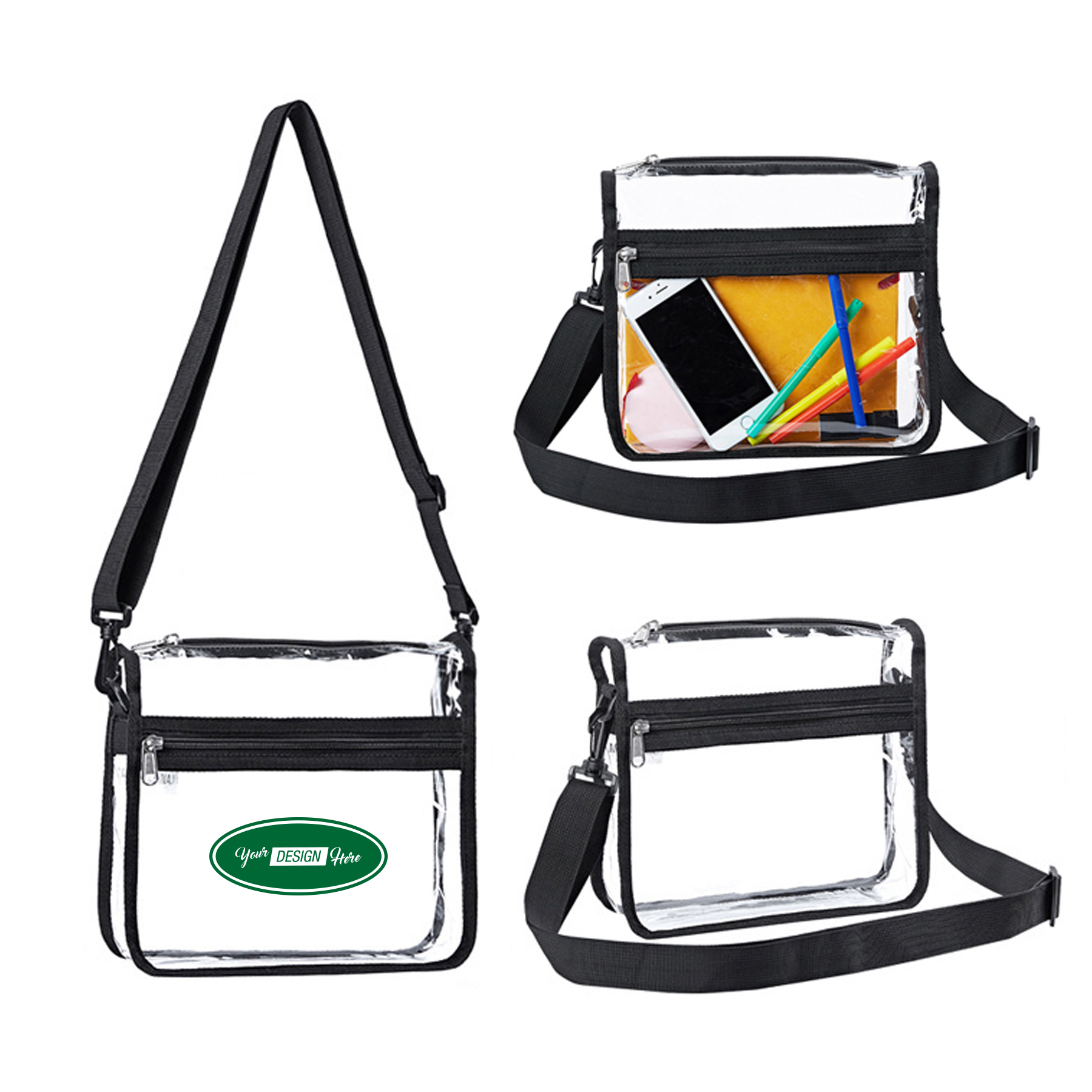 Clear Crossbody Purse Bag 1
