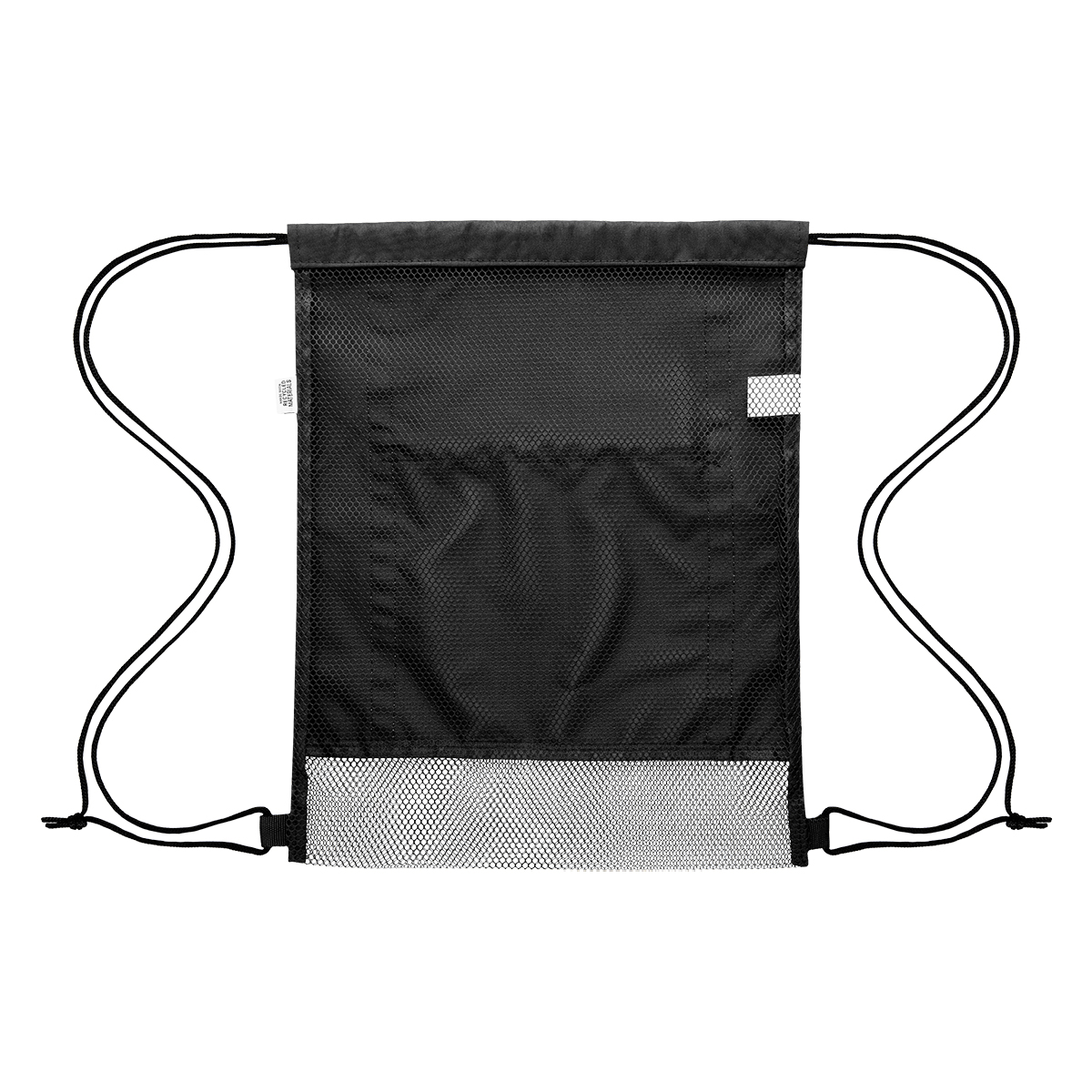 Game Time rPET Reflective Drawstring Bag 1