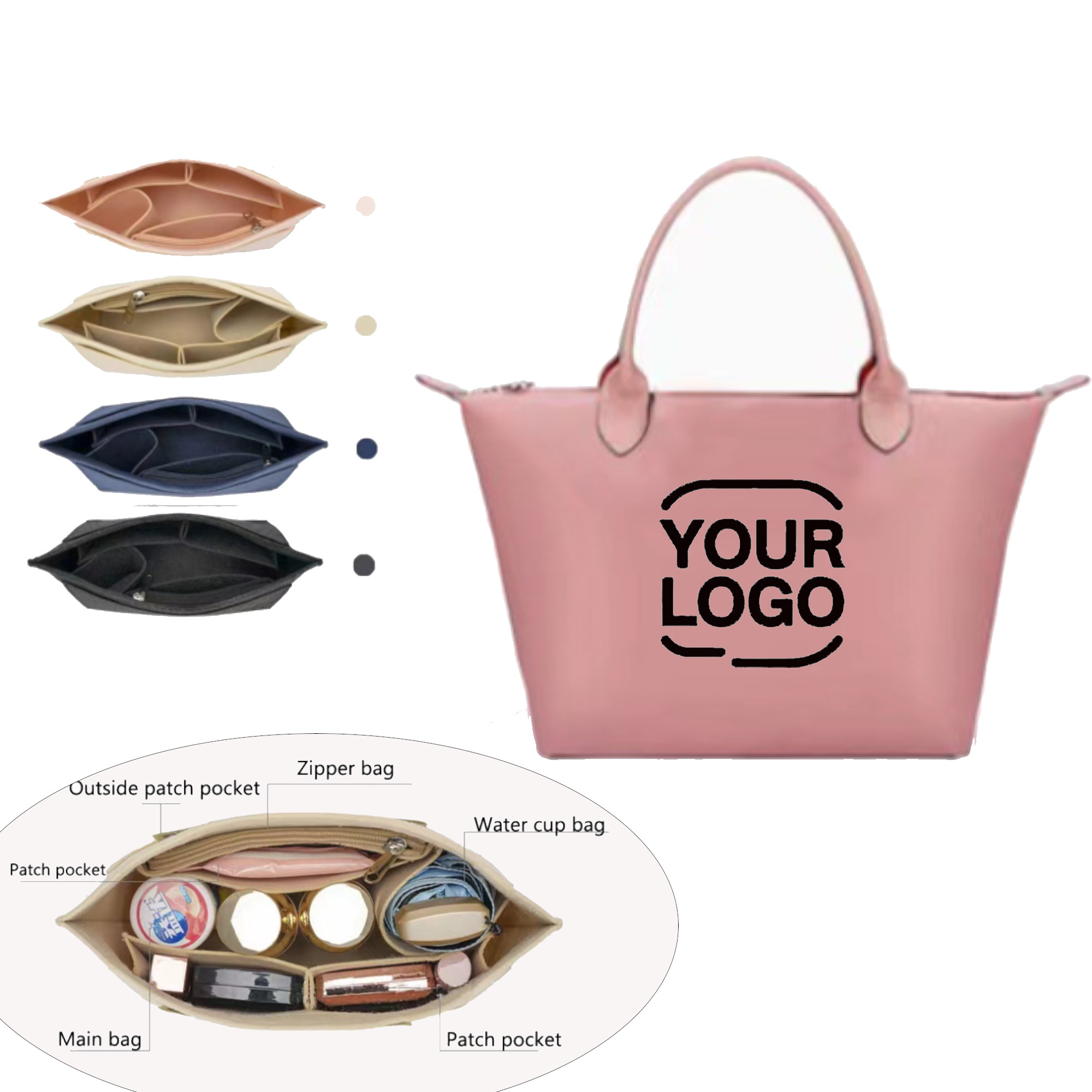 Makeup Felt Inner Bag 4