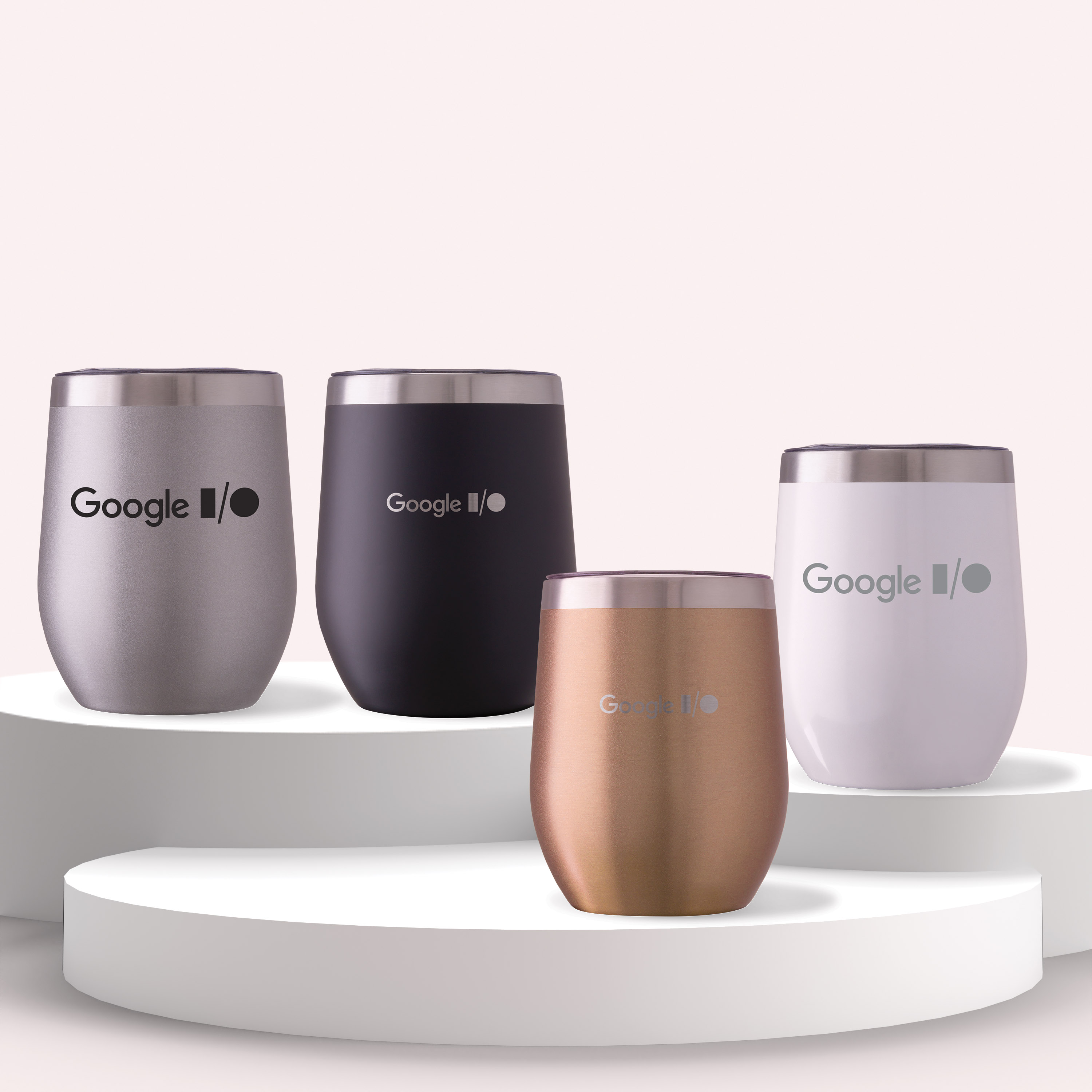 Small talk metallic 300 ml10 oz stainless steel stemless cup 23