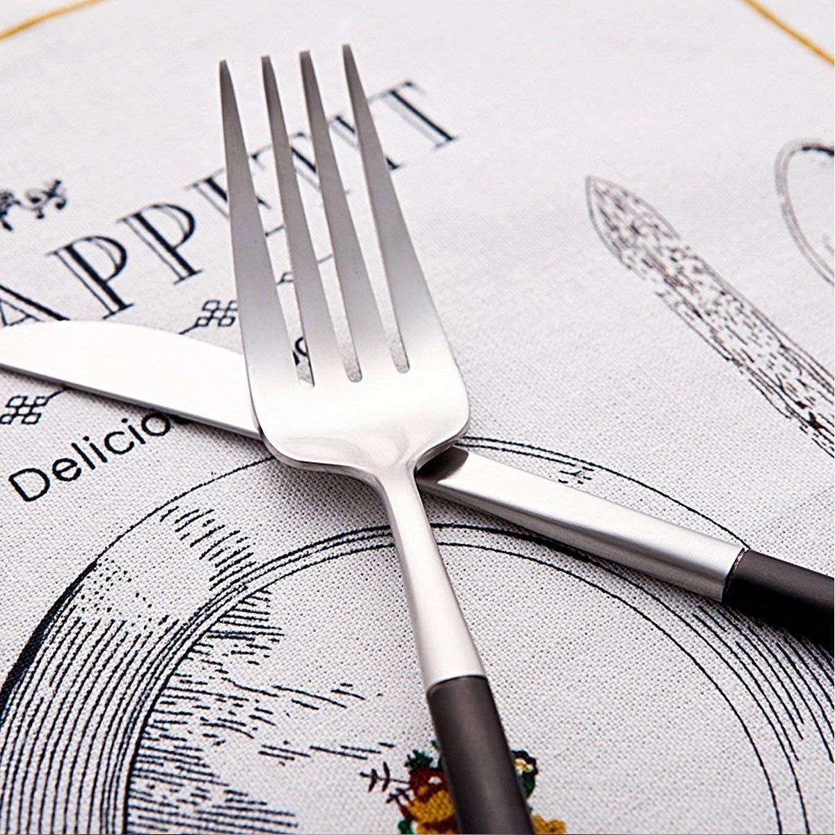 4-Piece stainless Flatware Set 9