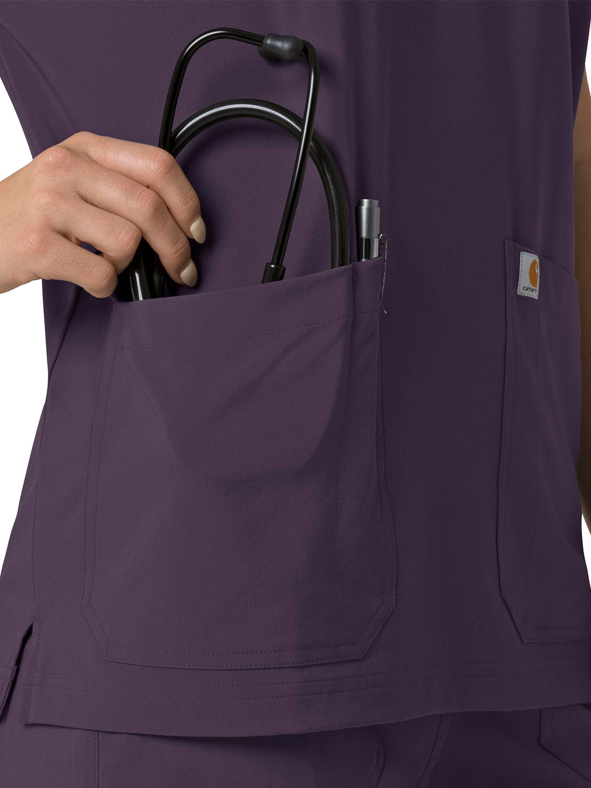 Carhartt Scrubs - Force Cross-Flex - Women's Four-Pocket Oversized Top 34