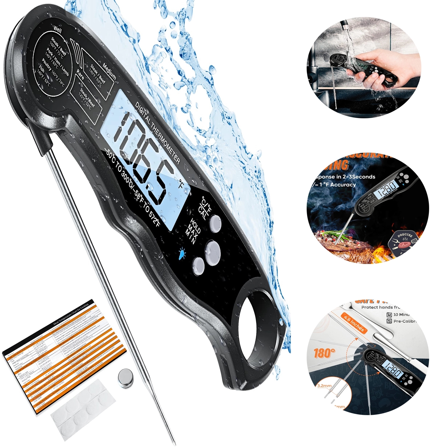 Waterproof Digital Cooking Thermometer 1