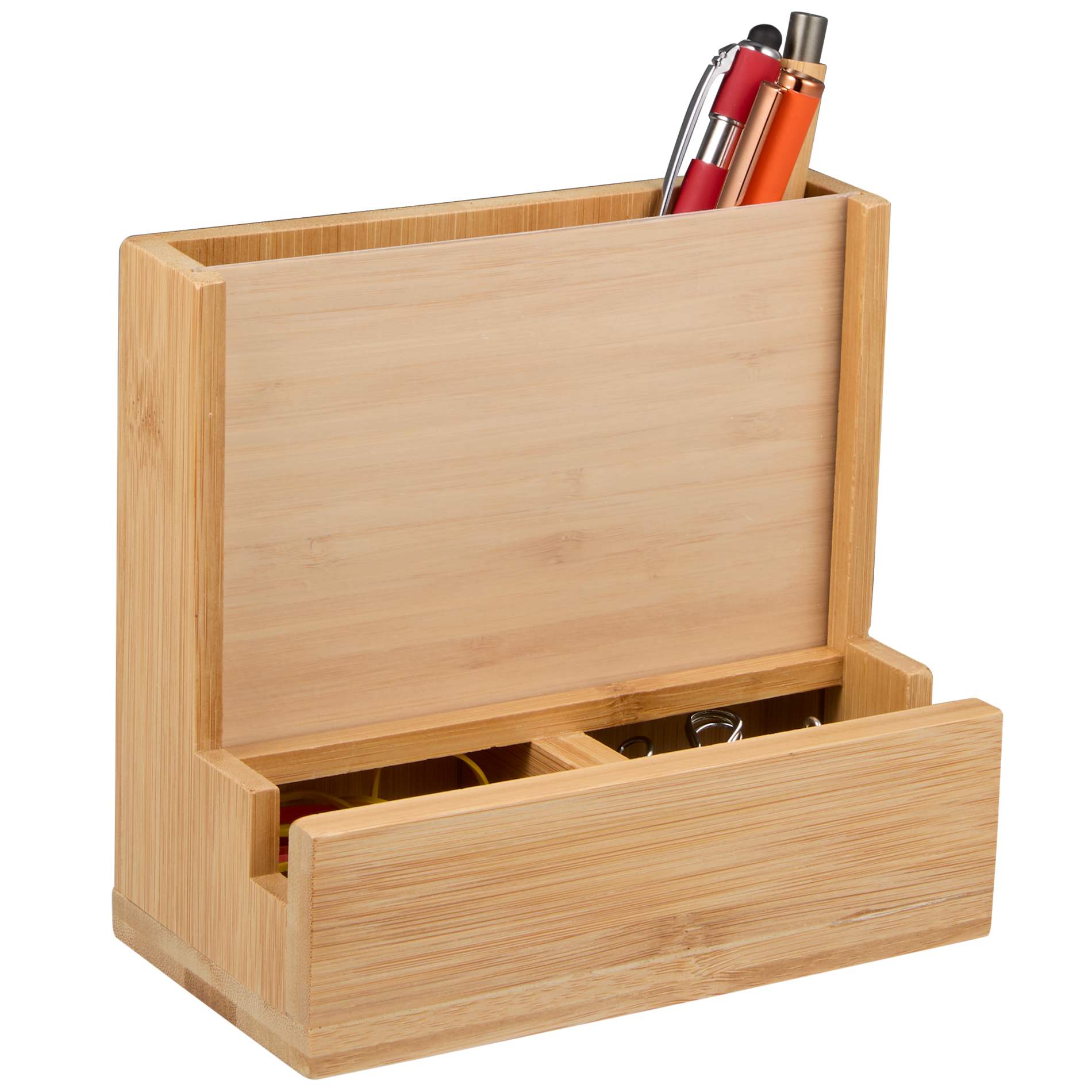 FSC® 100% Bamboo Photo Frame Desktop Organizer 30