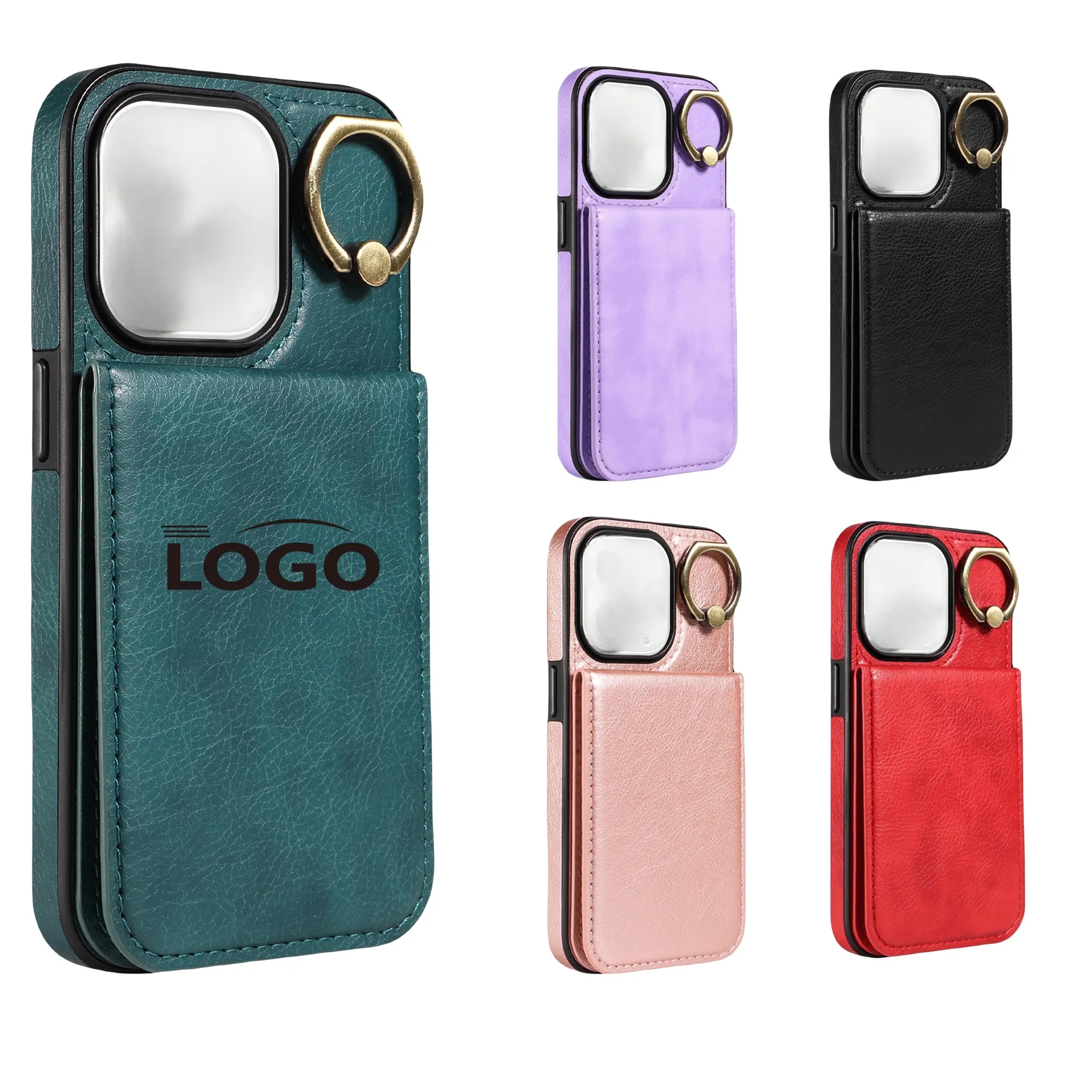 Leather Phone Wallet MOQ 20PCS 2