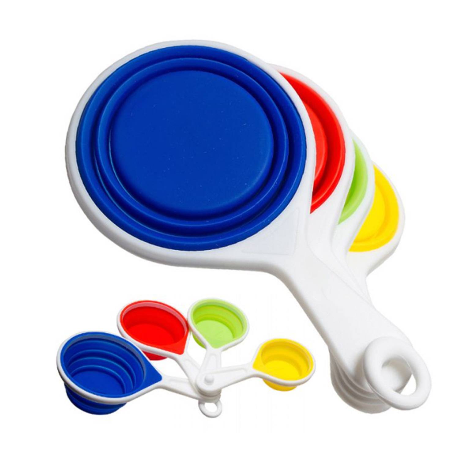 4-Piece Silicone Folding Measuring Cups Set 6