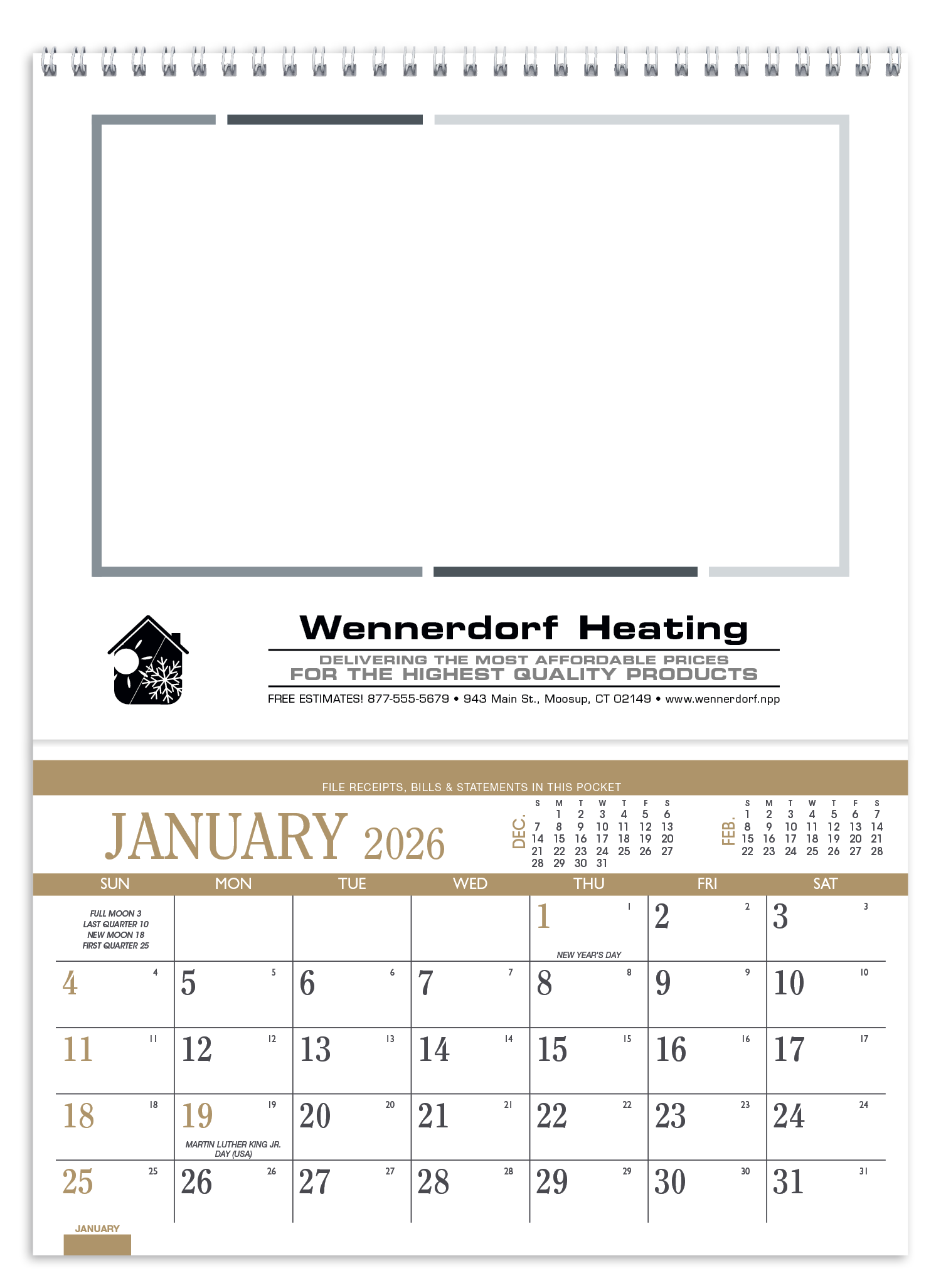 Triumph® Calendars Recipe Pocket Calendar 14