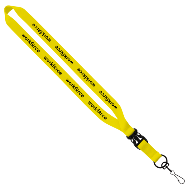 3/4" Polyester Lanyard with Slide Buckle Release & Swivel Snap Hook 8