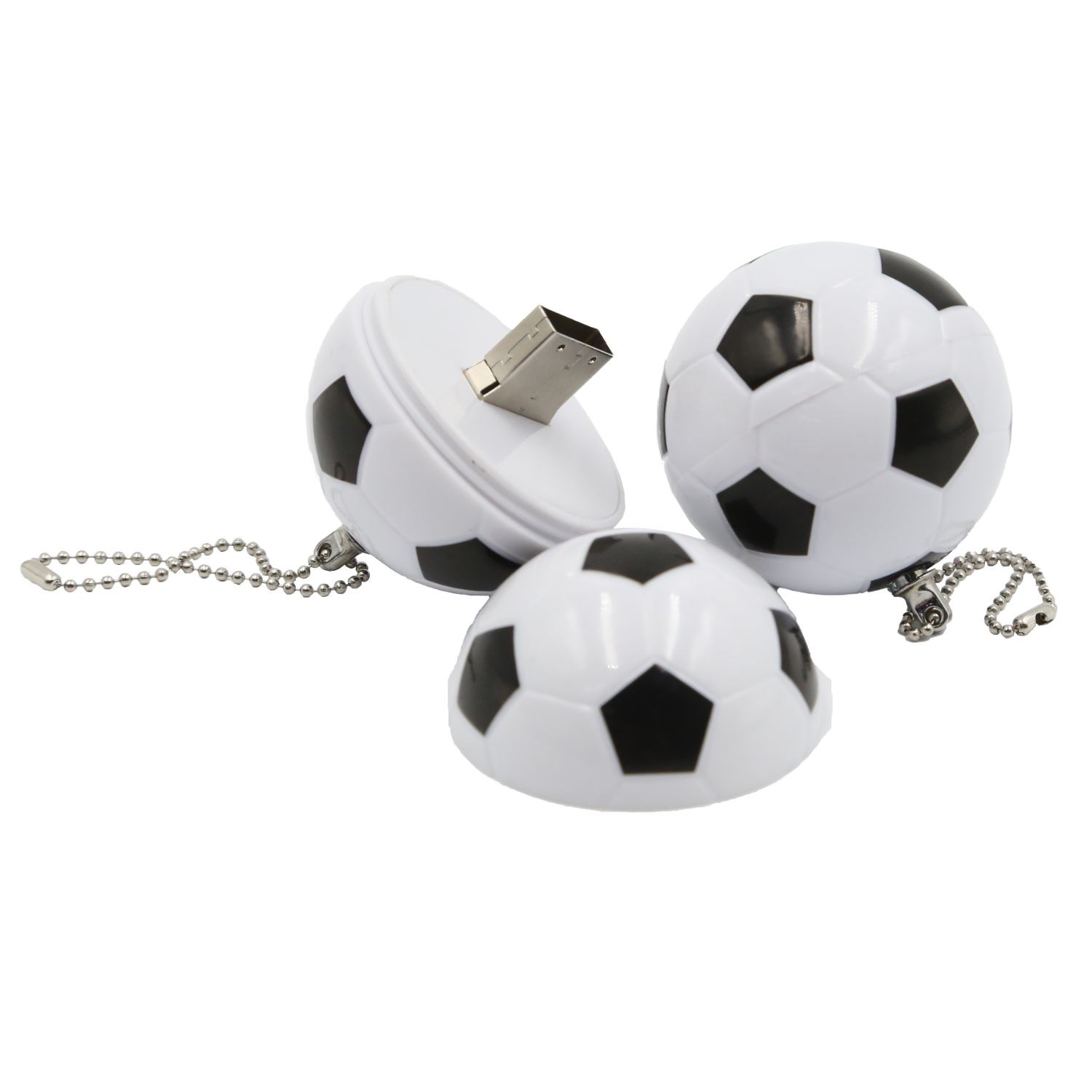 Soccer Shaped Fast USB Drive with Keyring 7