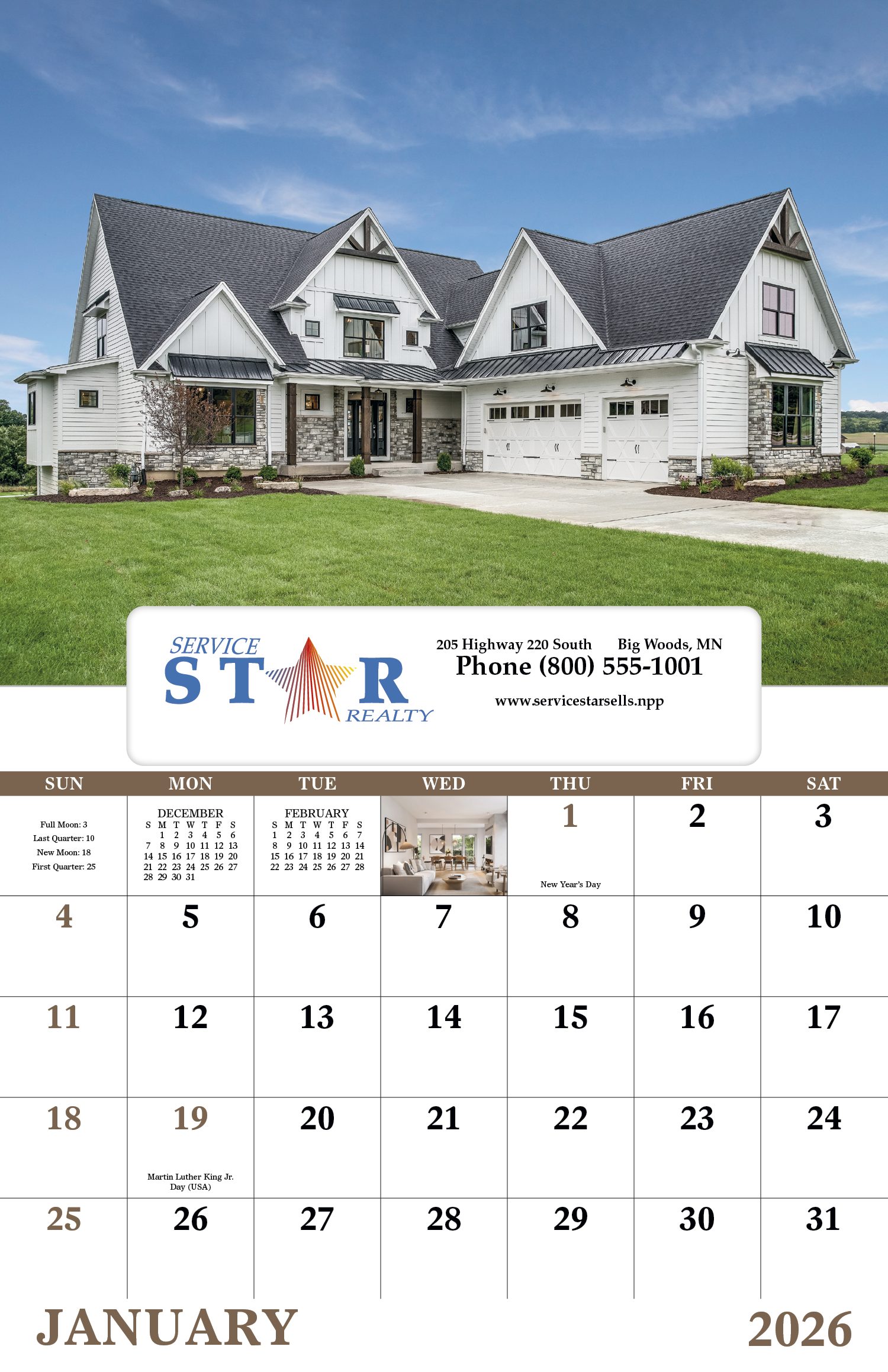 Good Value™ Welcome Home - Window Calendar 5