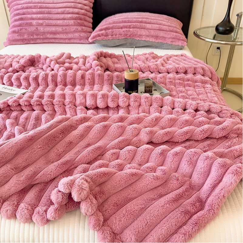 White Throw Blanket for Couch 3