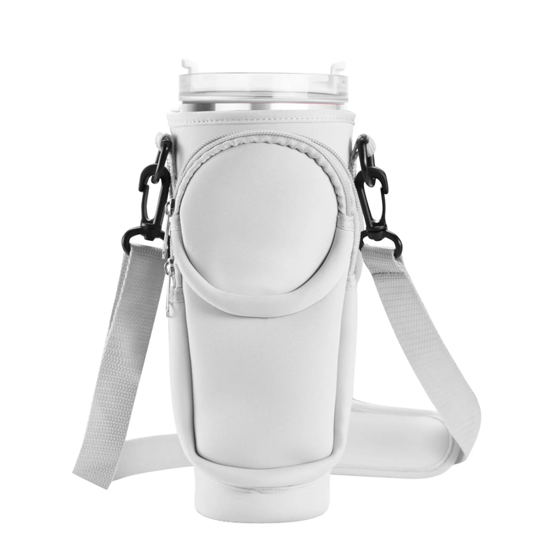 Neoprene 40oz Tumbler Carrier Sleeve with Adjustable Strap 7