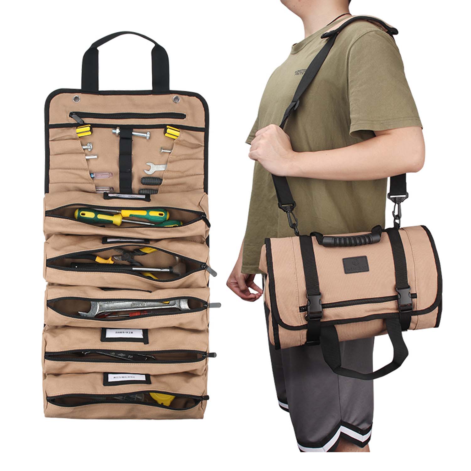 Canvas Portable Car Hardware Tool Storage Bag 4