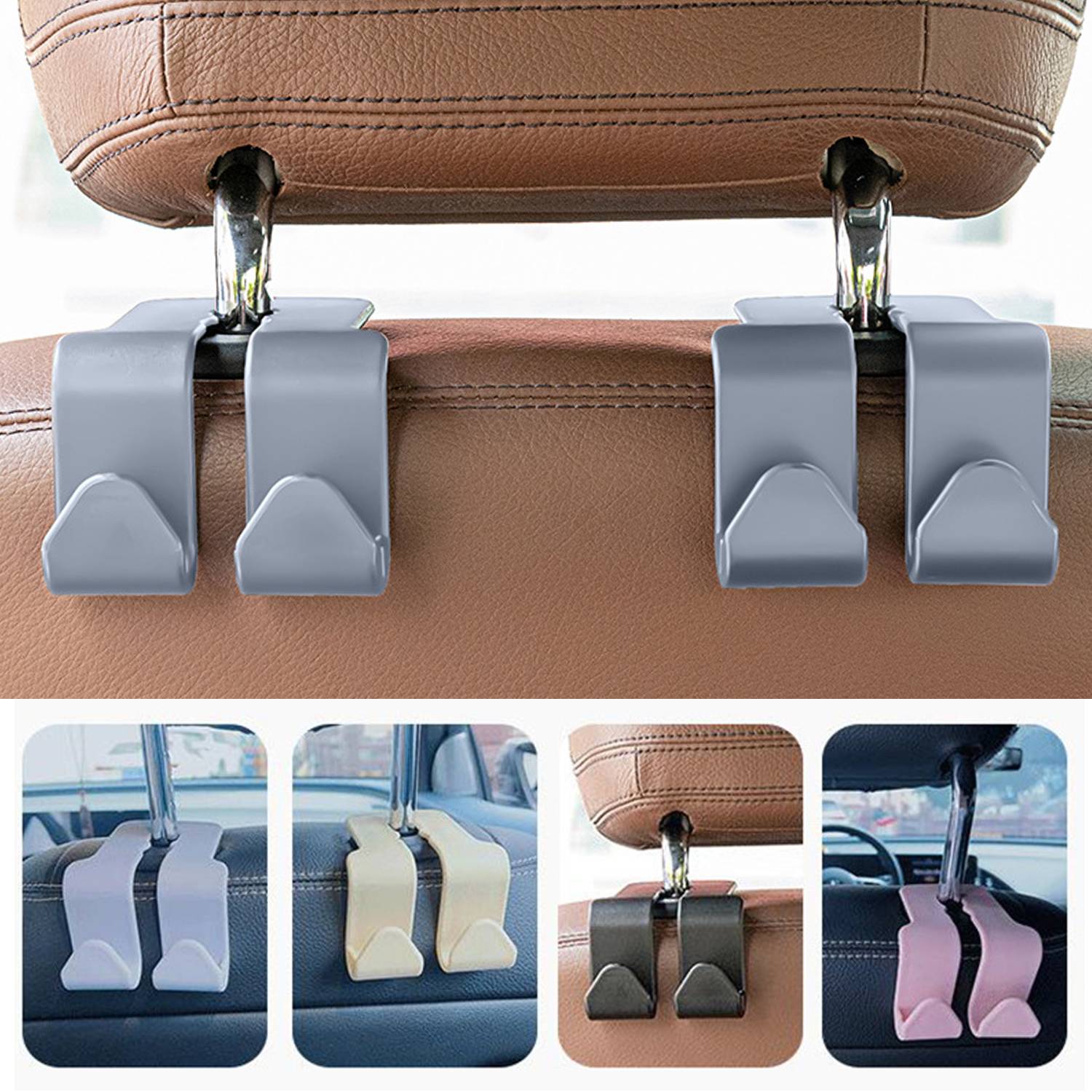 New and durable hidden hooks on the back of car seats 3