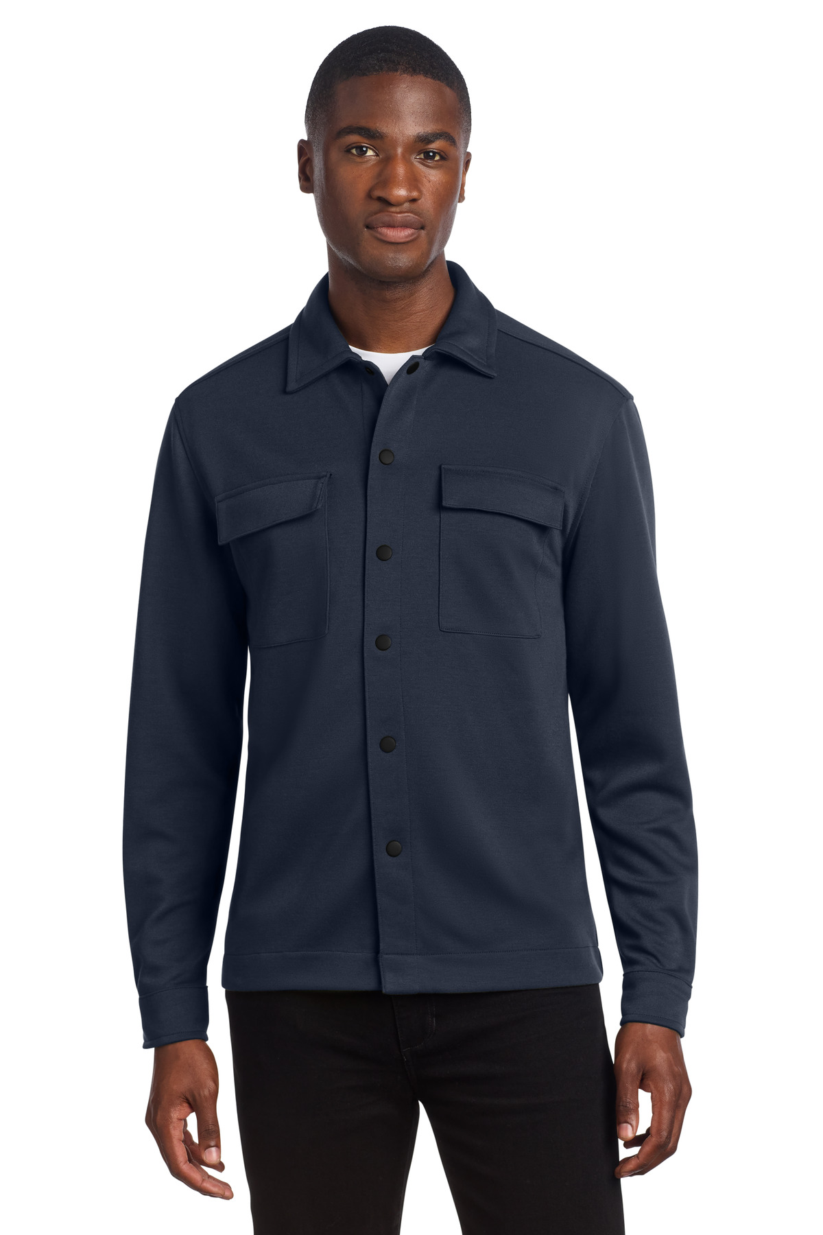 Mercer+Mettle Double-Knit Snap Front Jacket MM3004 28