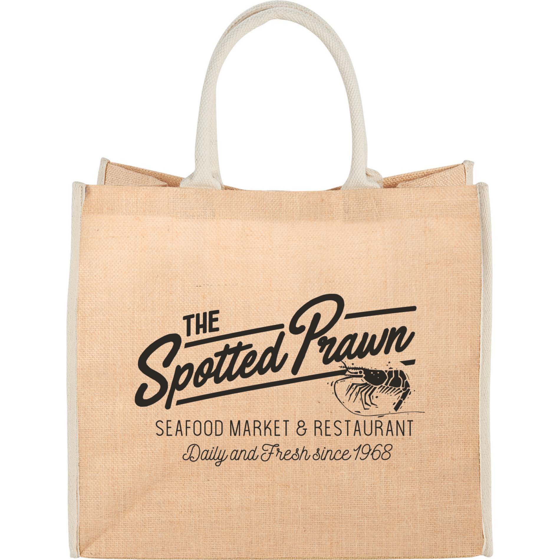 Large Jute Tote, custom tote bag with logo imprint 67