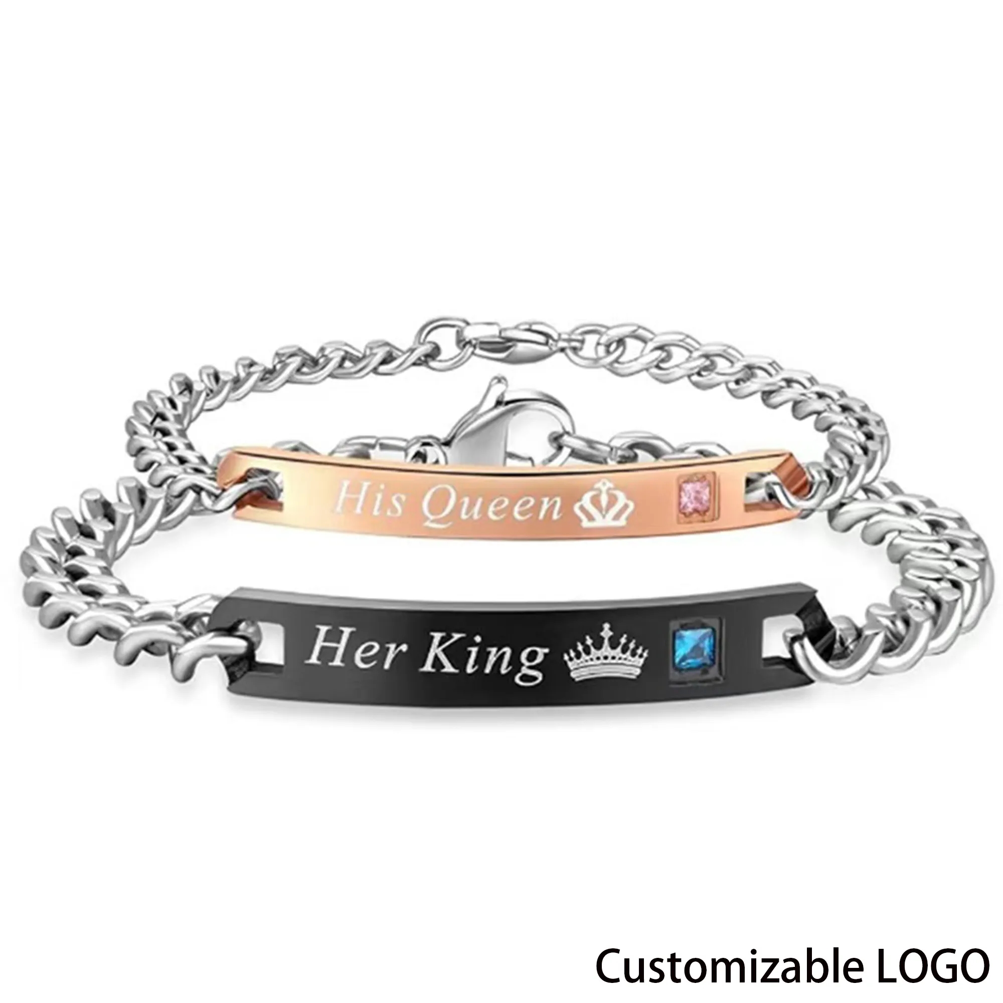 Titanium Steel Bracelet Can Be Customized With Logo 3