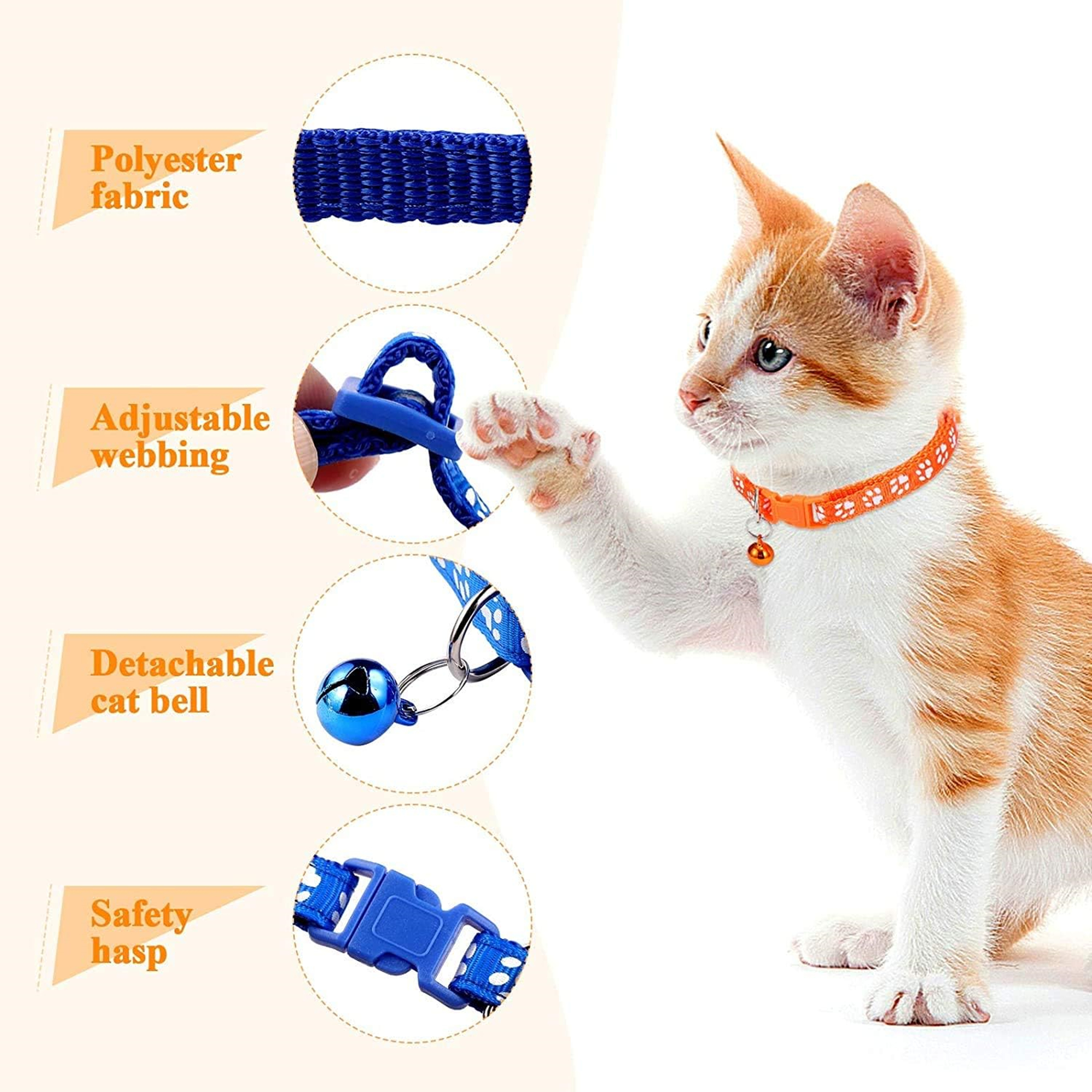 Adjustable Collar With Bell For Cat Or Small Dogs 4
