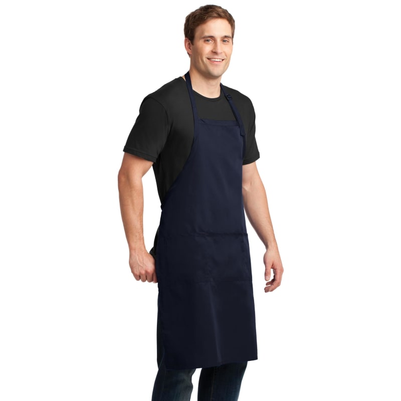 Port Authority Easy Care Extra Long Bib Apron With Stain Release. 31