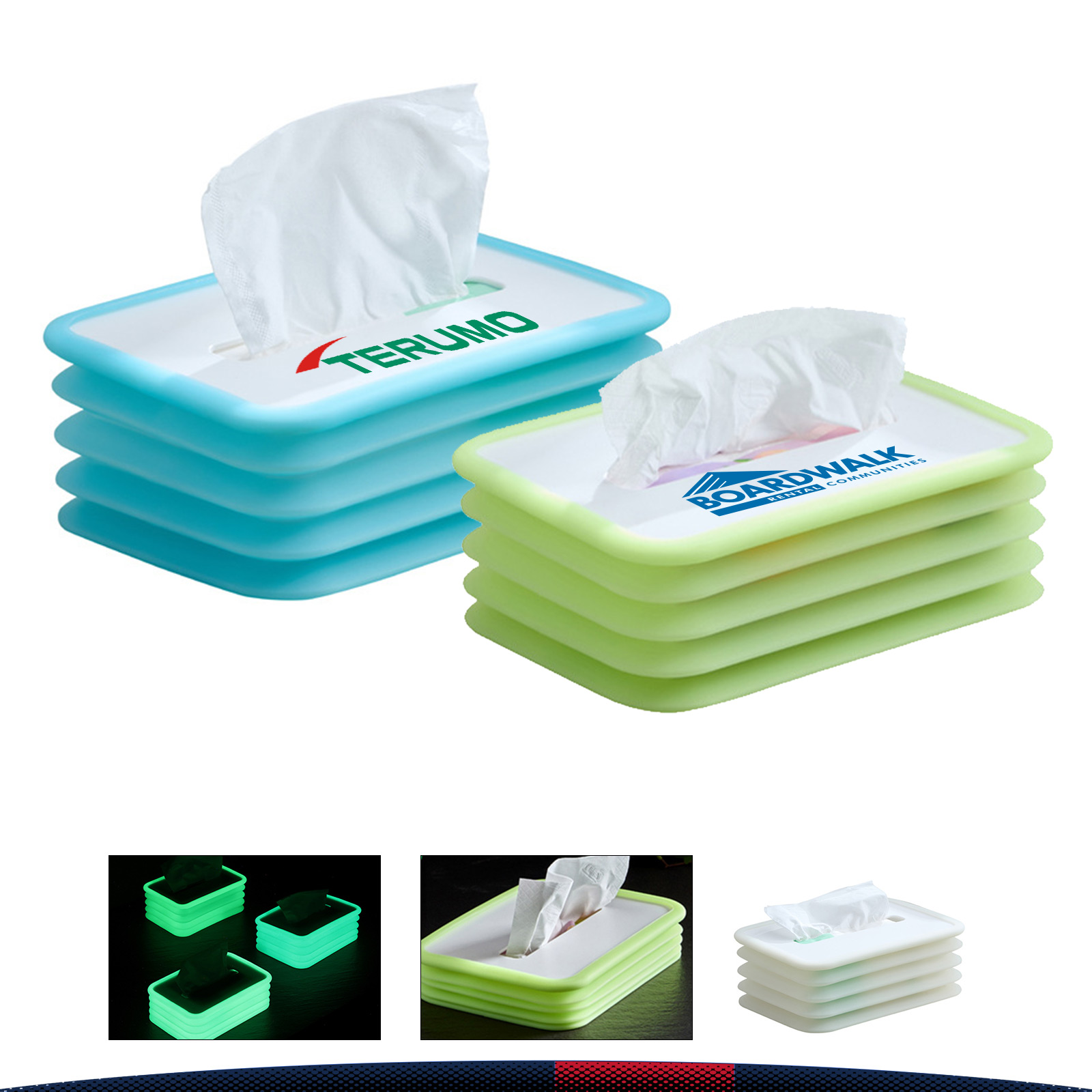 Luminous Silicone Tissue Box 3
