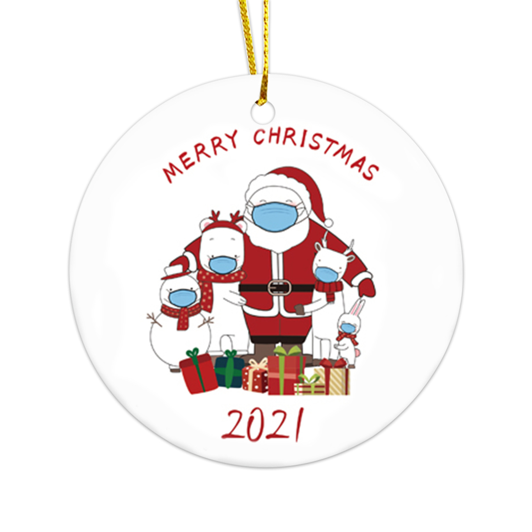 3" Ceramic Ornament 3